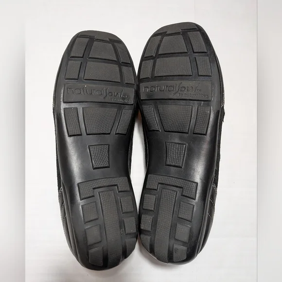 Natural Soul by Naturalizer Black Leather Shoes Women's 10 - Picture 4 of 11